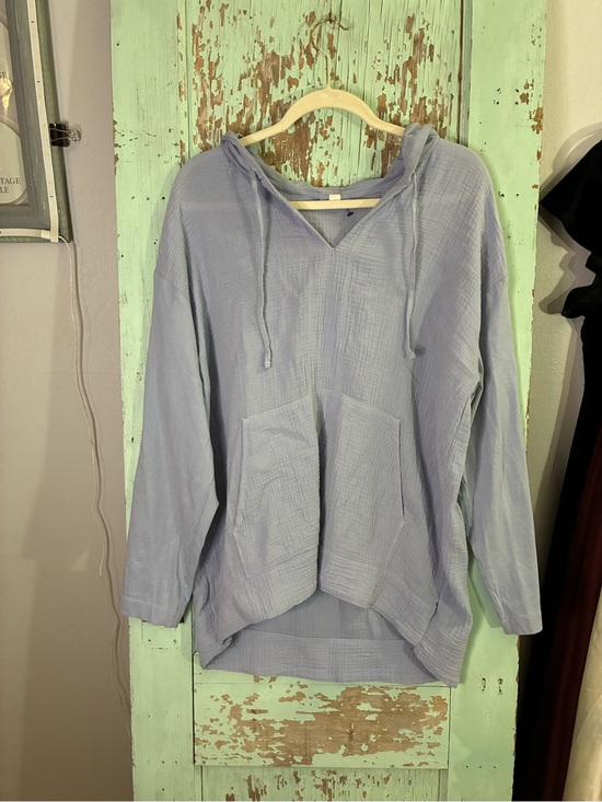 Pure Jill Sweaters - Women’s pure Jill Lavender Hooded Tunic Pullover